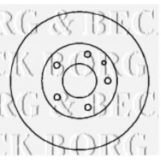 BBD5741S BORG & BECK Тормозной диск