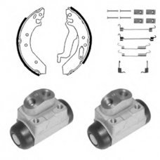 917 DELPHI Комплект тормозных колодок