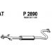 P2890 FENNO Средний глушитель выхлопных газов