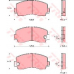 GDB212 TRW Комплект тормозных колодок, дисковый тормоз