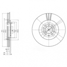 BG3528C DELPHI Тормозной диск