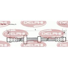 LH0399 DELPHI Тормозной шланг