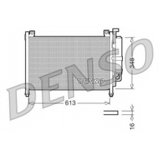 DCN44002 DENSO Конденсатор, кондиционер