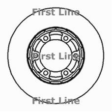 FBD869 FIRST LINE Тормозной диск