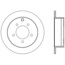 BDA2588.10 OPEN PARTS Тормозной диск