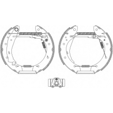 8DB 355 004-501 HELLA PAGID Комплект тормозных колодок