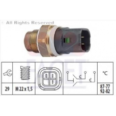 7.5675 FACET Термовыключатель, вентилятор радиатора