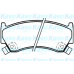 BP-6565 KAVO PARTS Комплект тормозных колодок, дисковый тормоз