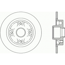 BDR1607.10 OPEN PARTS Тормозной диск