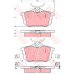 GDB1314 TRW Комплект тормозных колодок, дисковый тормоз