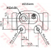BWF124 TRW Колесный тормозной цилиндр