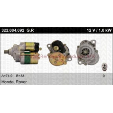 22-322-004-092 TRISCAN Стартер