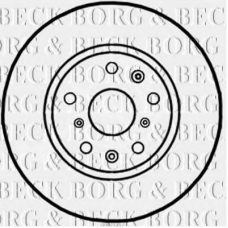 BBD5207 BORG & BECK Тормозной диск