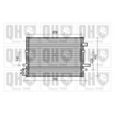 QCN424 QUINTON HAZELL Конденсатор, кондиционер
