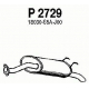 P2729 FENNO Глушитель выхлопных газов конечный