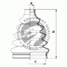 QJB1071 QH Benelux Комплект пылника, приводной вал