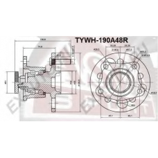 TYWH-190A48R ASVA Ступица колеса