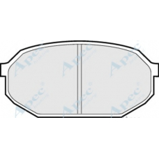 PAD426 APEC Комплект тормозных колодок, дисковый тормоз