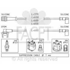 4.7152 FACET Ккомплект проводов зажигания