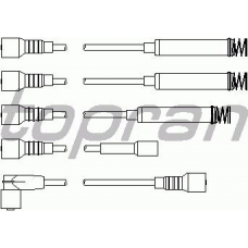 202 523 TOPRAN Комплект проводов зажигания