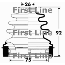 FCB2906 FIRST LINE Пыльник, приводной вал