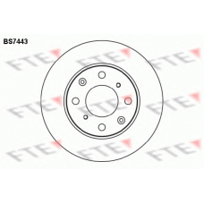 BS7443 FTE Тормозной диск