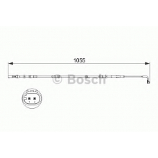 1 987 473 507 BOSCH Сигнализатор, износ тормозных колодок