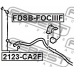 FDSB-FOCIIIF FEBEST Опора, стабилизатор