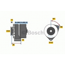 0 986 043 300 BOSCH Генератор