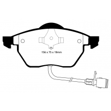 DP2836 EBC Brakes Колодки тормозные