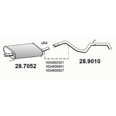 28.7052 ASSO Глушитель выхлопных газов конечный