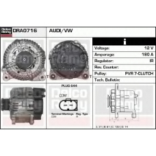 DRA0716 DELCO REMY Генератор