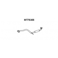 MT75355 VENEPORTE Средний глушитель выхлопных газов