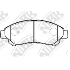 PN1847 NiBK Комплект тормозных колодок, дисковый тормоз