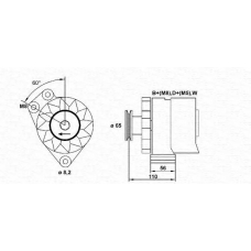 943356673010 MAGNETI MARELLI Генератор