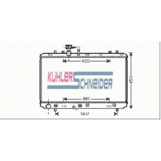 2200381 KUHLER SCHNEIDER Радиатор, охлаждение двигател