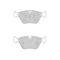 FDB4752 FERODO Комплект тормозных колодок, дисковый тормоз