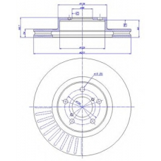 142.783 CAR Тормозной диск