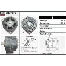 DRB7870 DELCO REMY Генератор