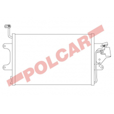 6714K81X POLCAR Skraplacze klimatyzacji