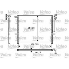 817383 VALEO Конденсатор, кондиционер