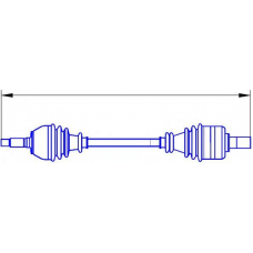 12017 SERCORE Приводной вал