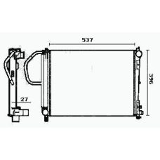 RM0392 EQUAL QUALITY Радиатор, охлаждение двигателя