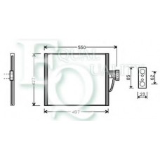 CO0025 EQUAL QUALITY Конденсатор, кондиционер