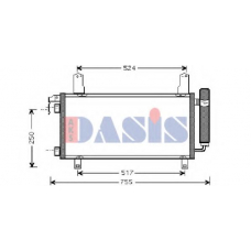 112015N AKS DASIS Конденсатор, кондиционер
