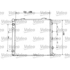 819373 VALEO Радиатор, охлаждение двигателя