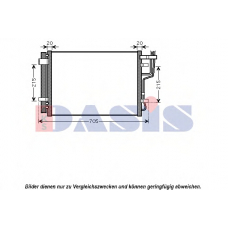 562012N AKS DASIS Конденсатор, кондиционер
