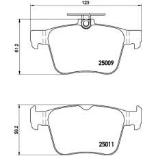 8DB 355 020-261 HELLA PAGID Комплект тормозных колодок, дисковый тормоз