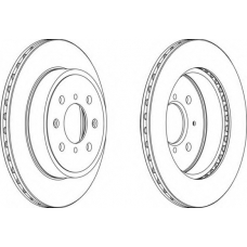 DDF1509 FERODO Тормозной диск