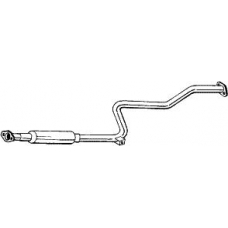 284-433 BOSAL Средний глушитель выхлопных газов